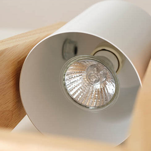 Cone Iron Log Melting Table Lamp