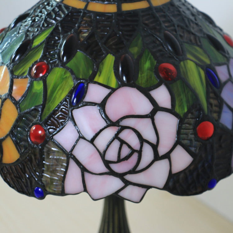 Bloom Floral Stained Glass Table Lamp