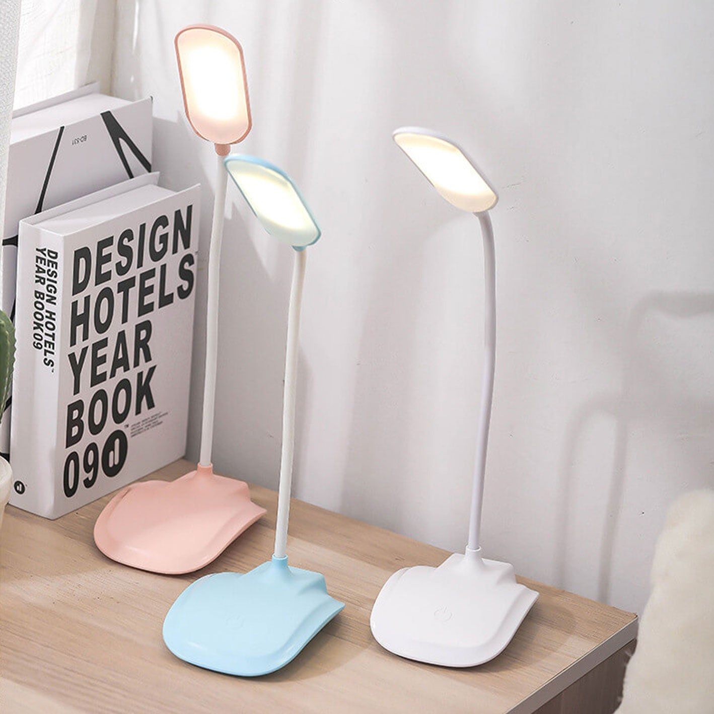 Folding Colorful Rechargeable Touch Table Lamp