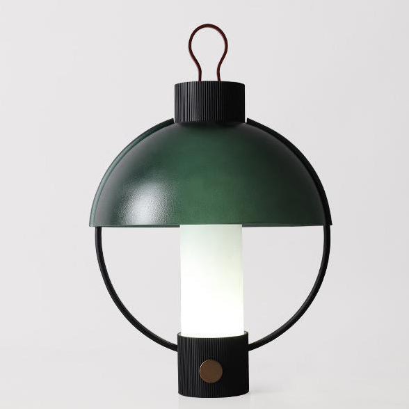 Round Dome Cylinder Aluminum Table Lamp