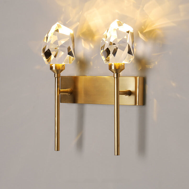 Full Copper Crystal Scepter Wall Lamp