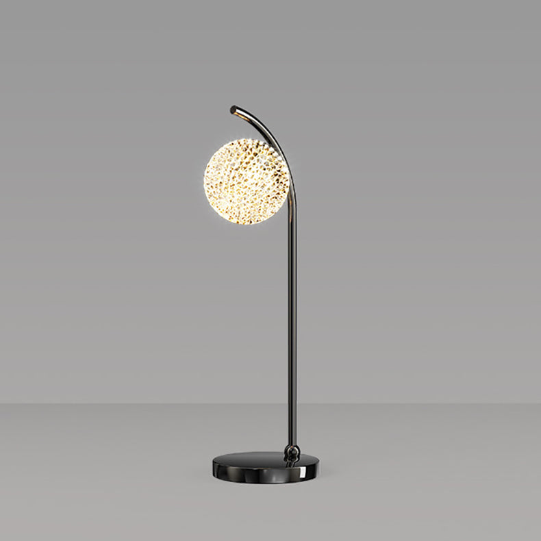 Round Ball Aluminum Iron Table Lamp