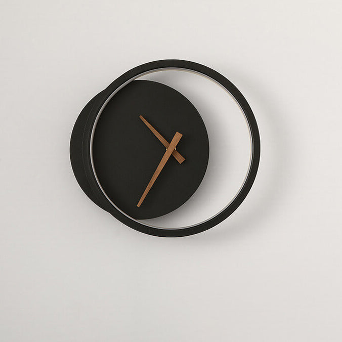 Clock Round Wall Lamp
