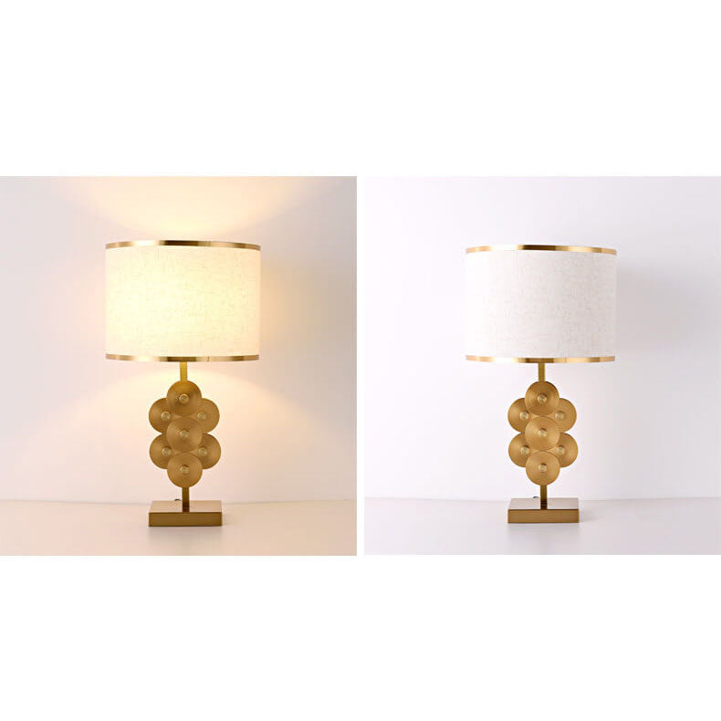 Imitation Copper Cloth Table Lamp