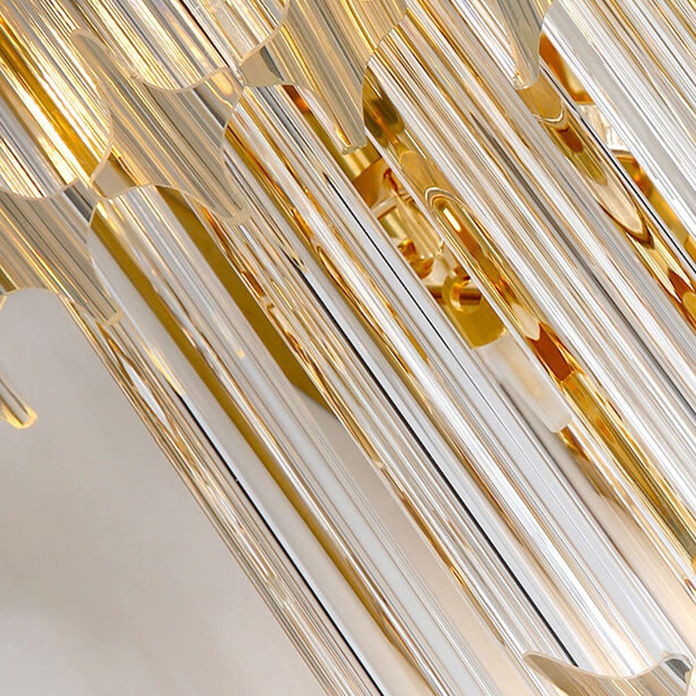 Crystal Four Layers 4-Light Wall Lamp