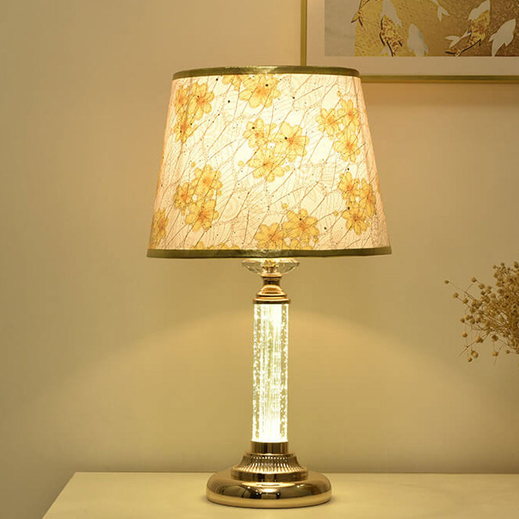 Crystal Brightness Remote Control Table Lamp