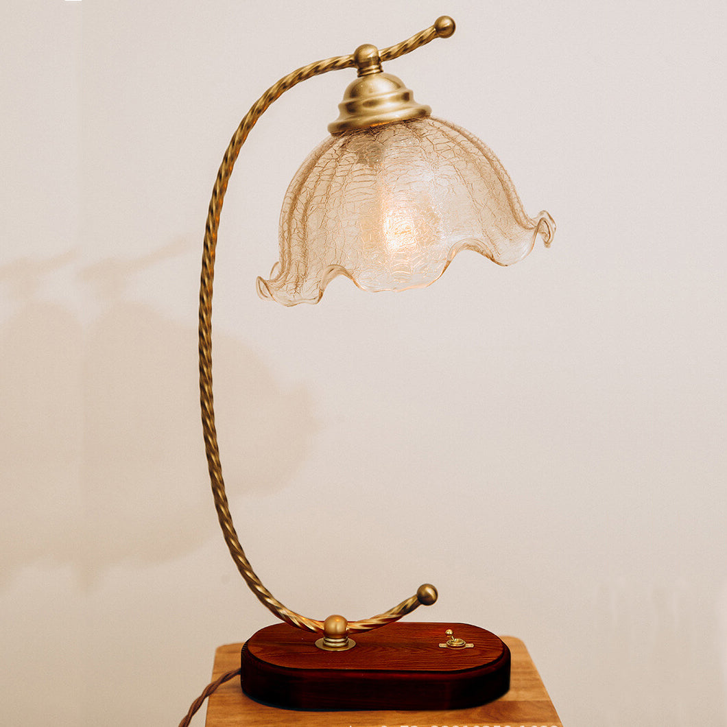 Glass Arc Decorative Table Lamp