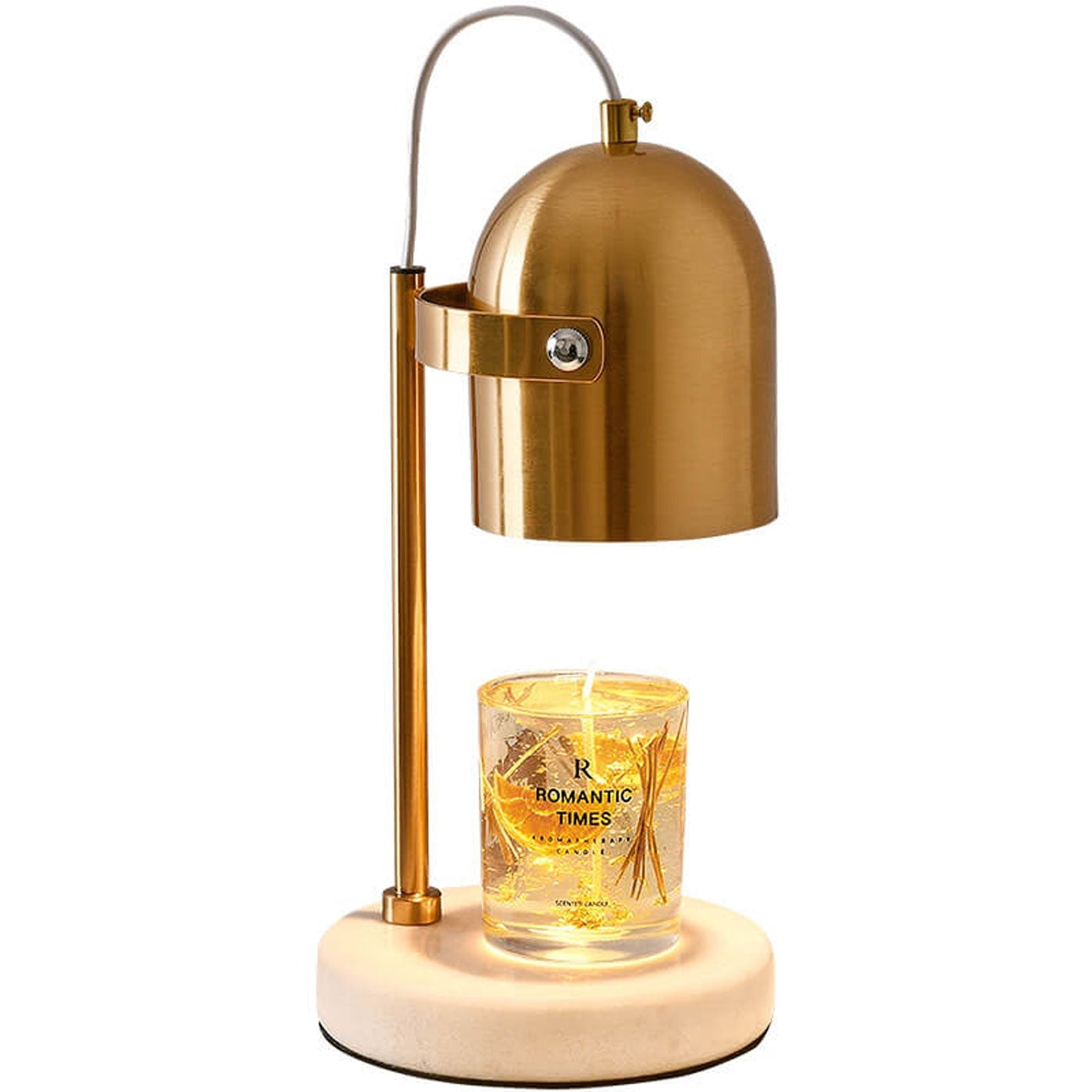 Metal Cylindrical Aromatherapy Melting Table Lamp