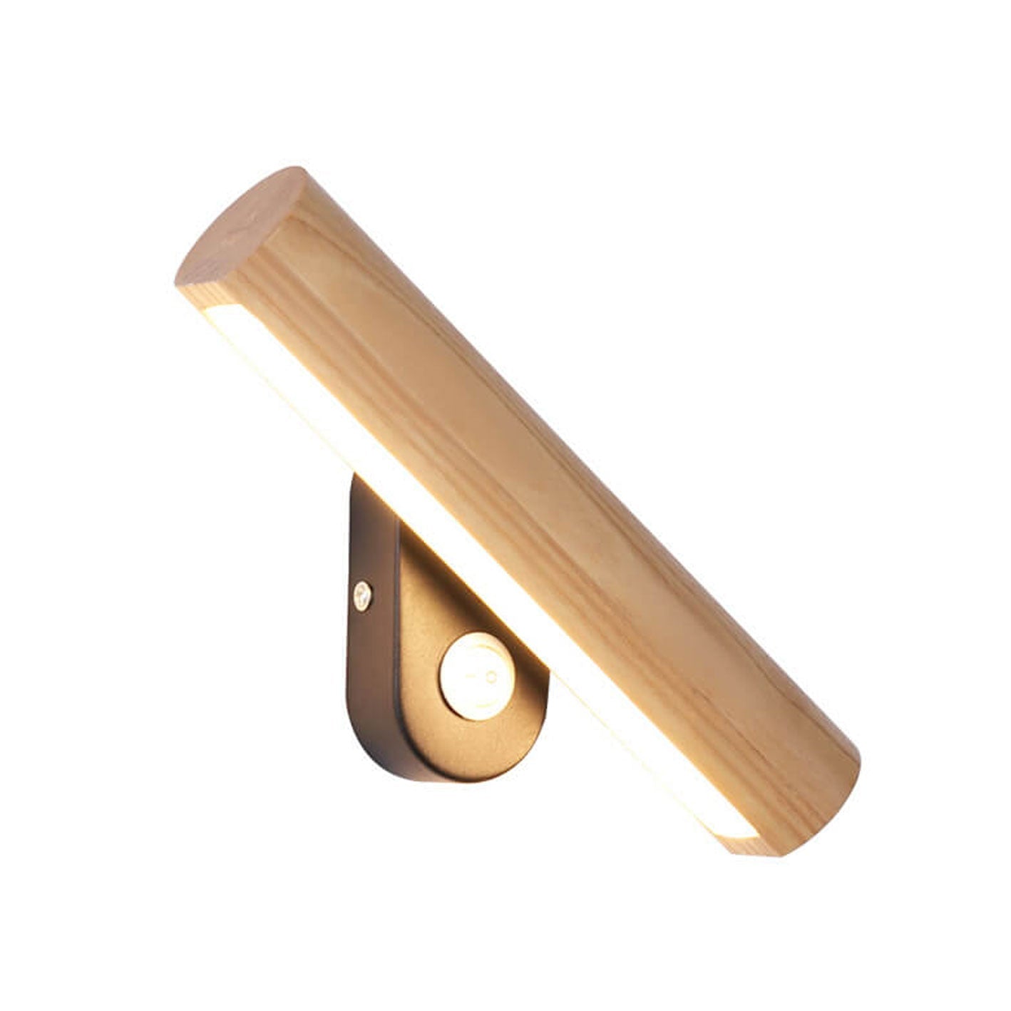 Solid Wood Bar Rotating Wall Lamp