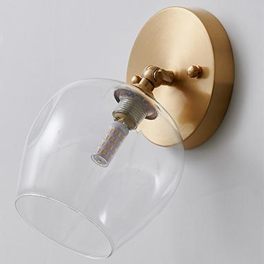 Glass Magic Bean Wall Lamp