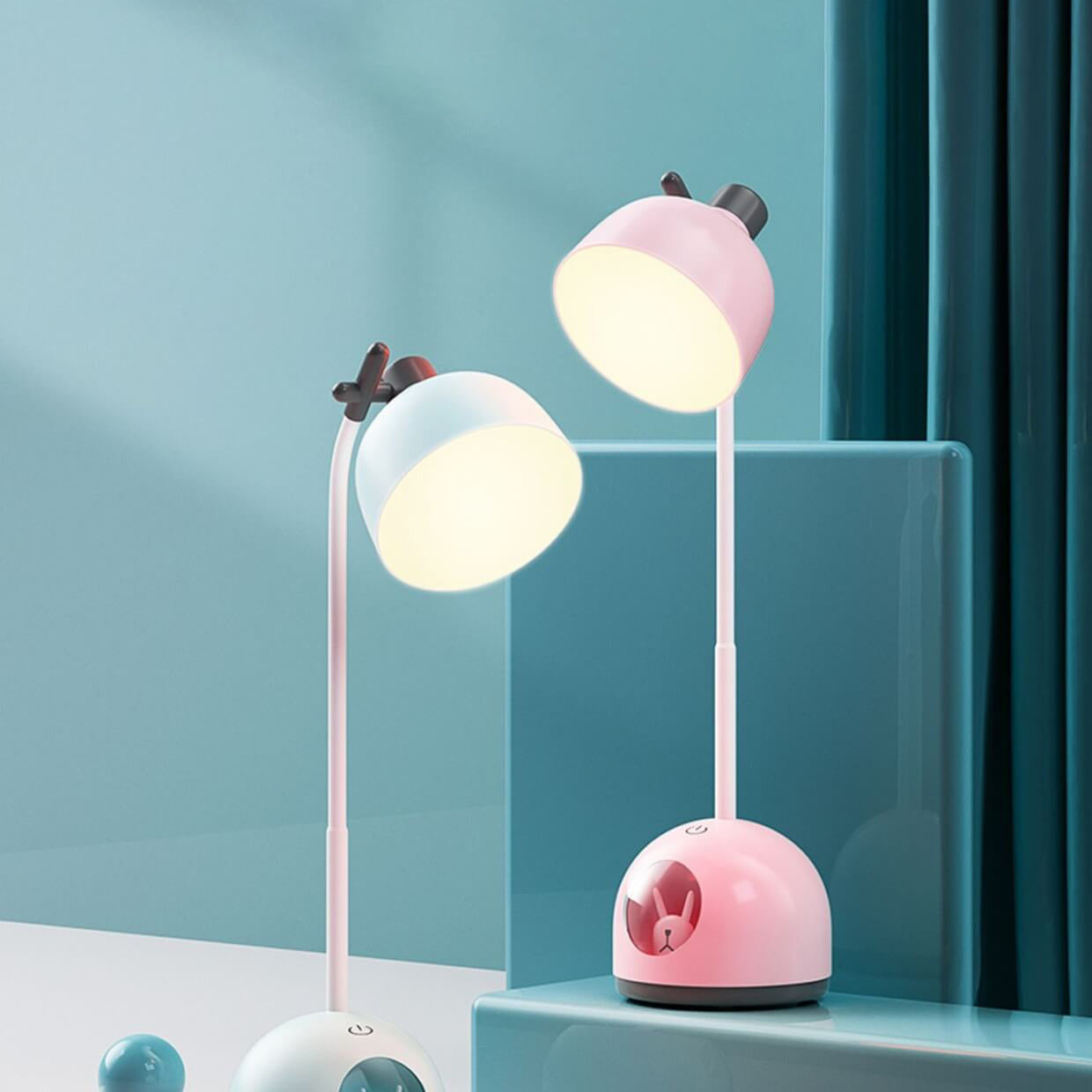 Doll Cartoon Charging Kids Table Lamp