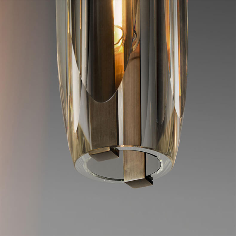 Personality Full Copper Crystal Wall Lamp