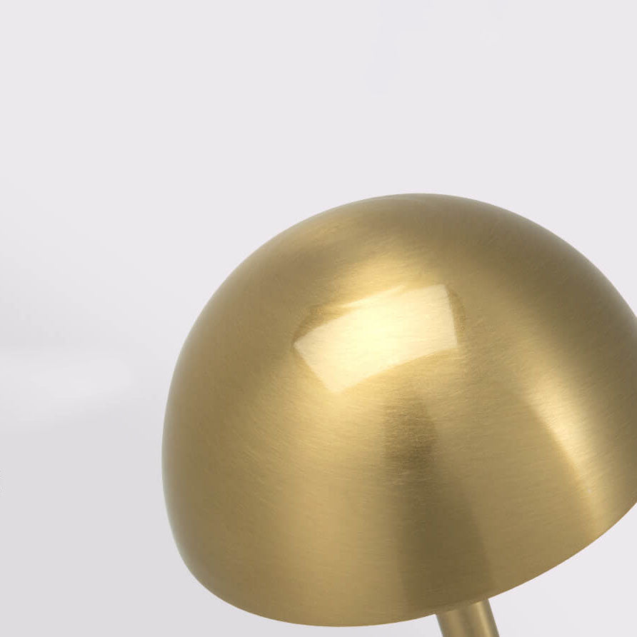 Gold Dome Charging Table Lamp