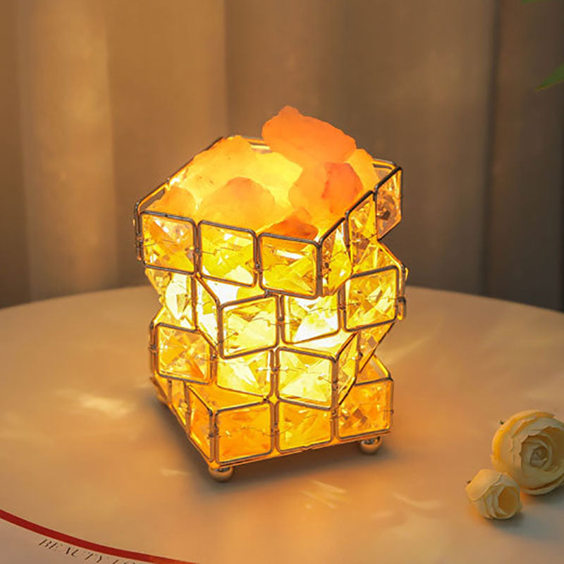 Hardware Cube Bedroom Table Lamp