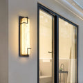 Rectangular Stainless Steel Resin Outdoor Light