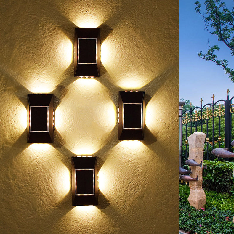 Sensor Rectangle ABS Plastic Outdoor Light