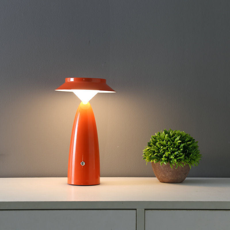 Mushroom Iron Acrylic Bedroom Table Lamp