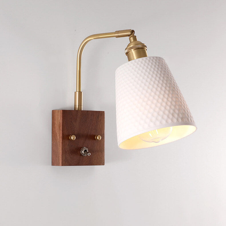 Black Walnut Wall Lamp