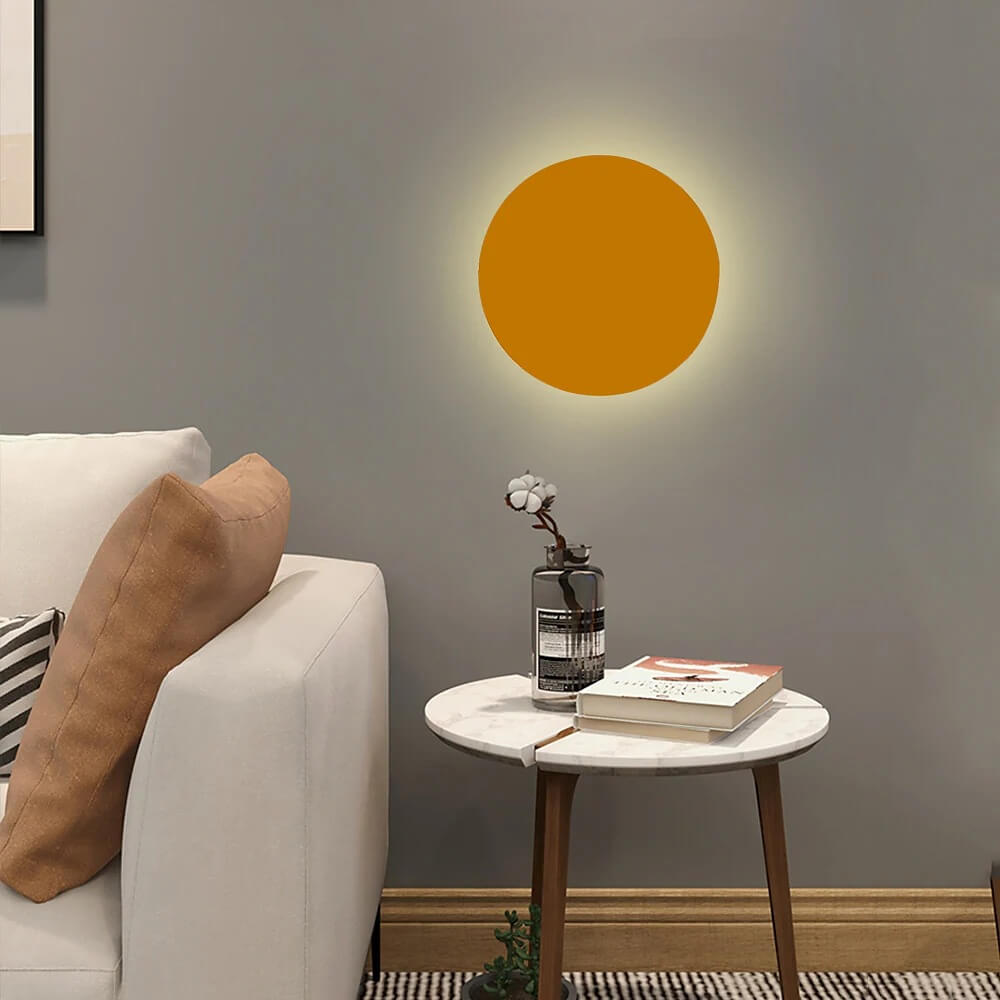 Colorful Round Iron Wall Lamp