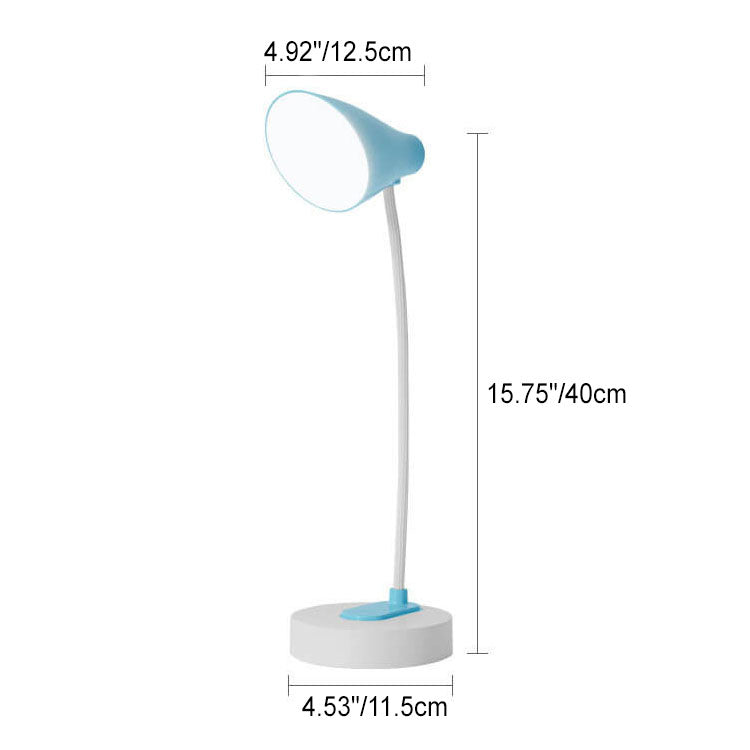 Plastic Round Foldable Table Lamp