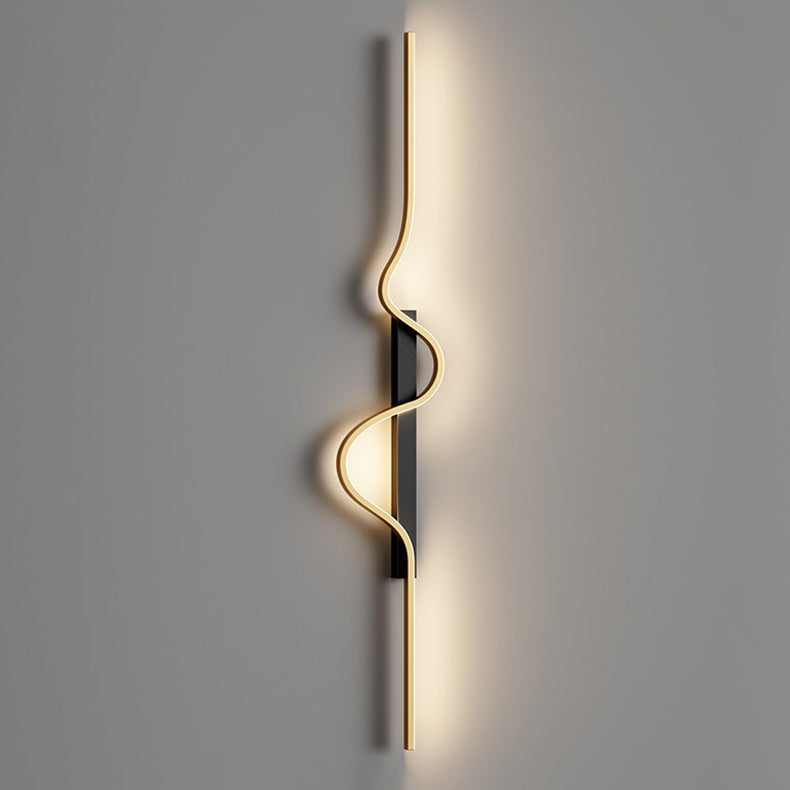 Aluminum Corrugated Strip Iron Wall Lamp