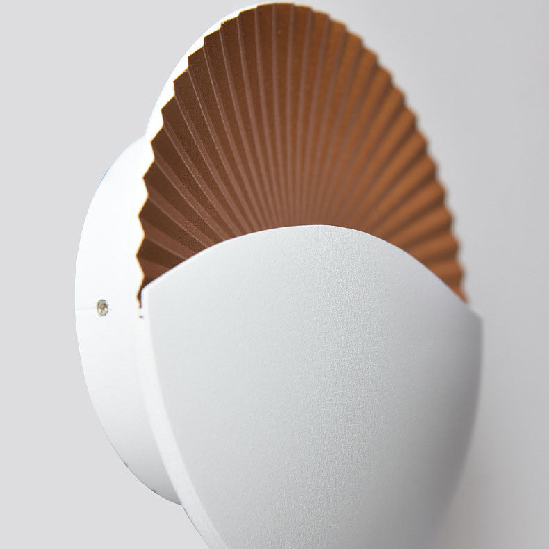 Round Shell Aluminum Garden Outdoor Light