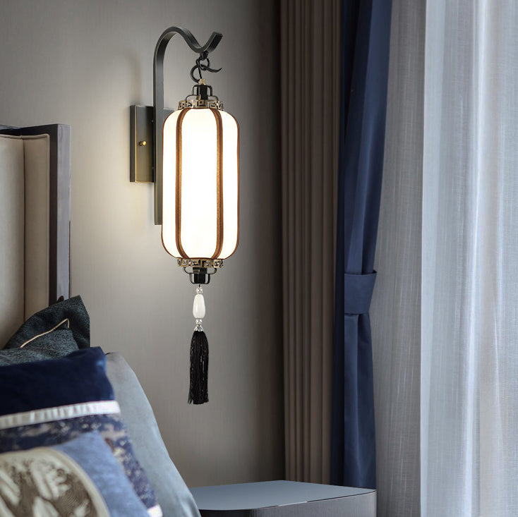 Copper Lantern Design Hallway Wall Lamp