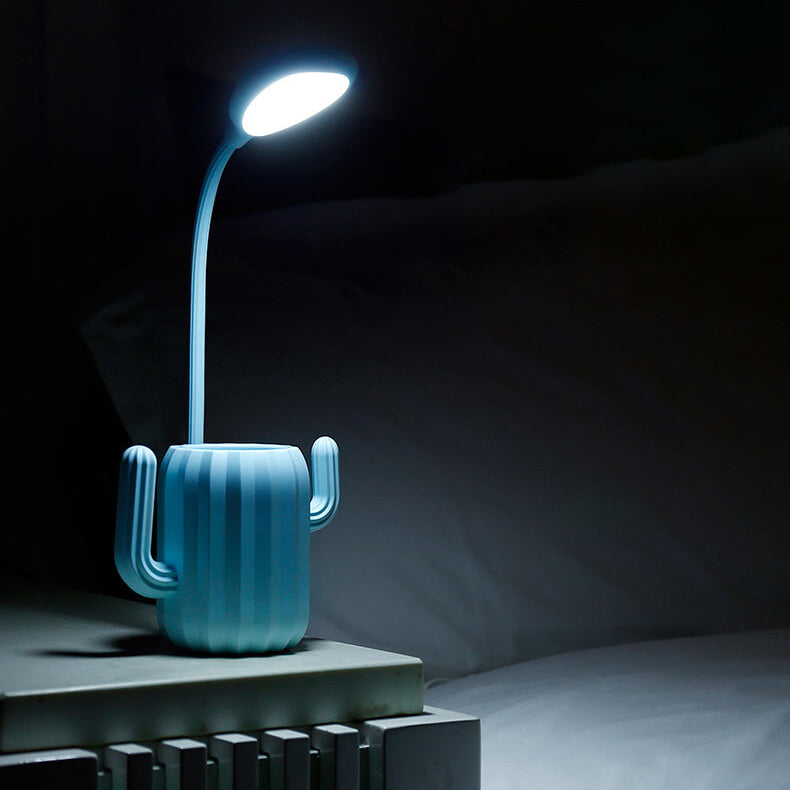 Foldable Cactus Design Eye Table Lamp