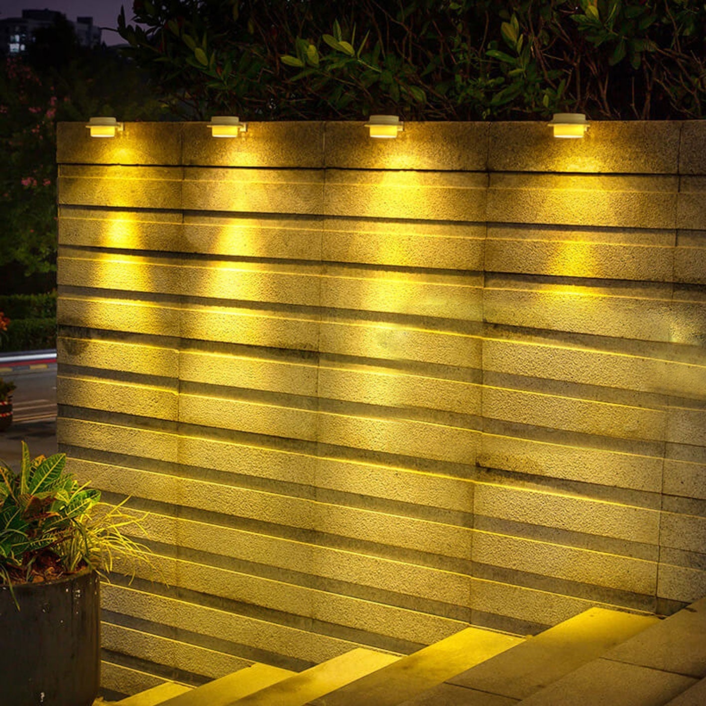 Cylinder Fence Outdoor Light