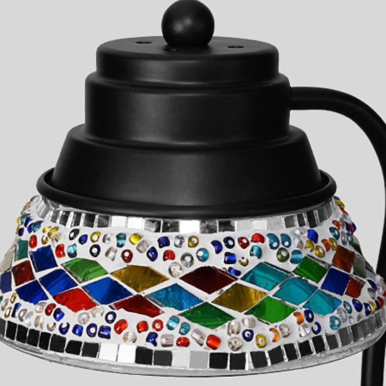Disc Cylinder Iron Plastic Table Lamp