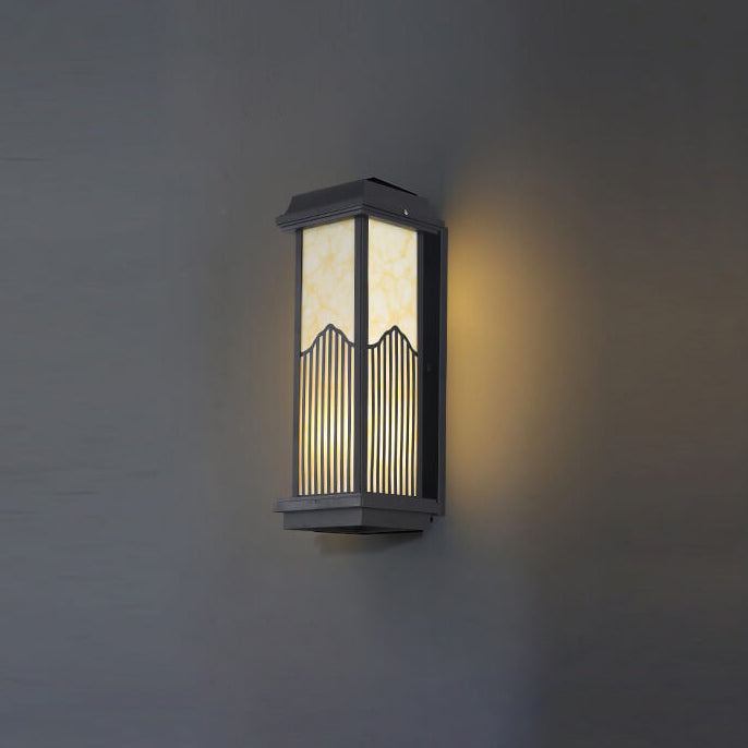 Aluminum Rectangular Column Outdoor Light
