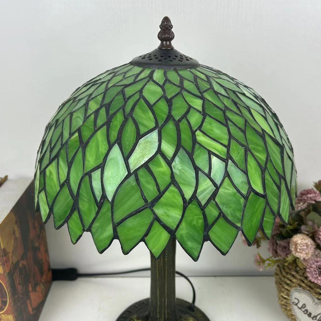 Dome Flower Iron Glass Table Lamp