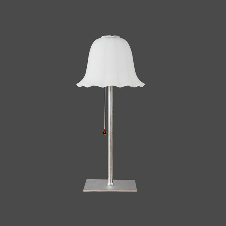Flower Aluminum Glass Bedroom Table Lamp