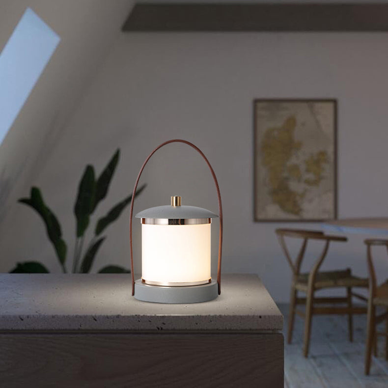 Portable Imitation Leather Acrylic Outdoor Light