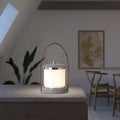 Portable Imitation Leather Acrylic Outdoor Light
