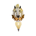 Resin Horse Head Lantern Wall Lamp