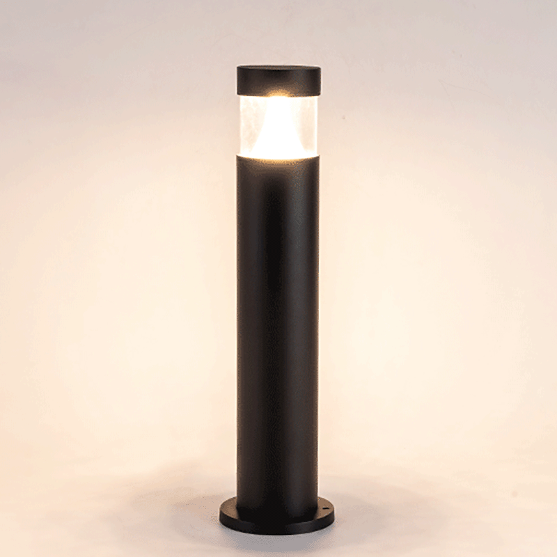Contemporary Industrial Aluminum Column Outdoor Light