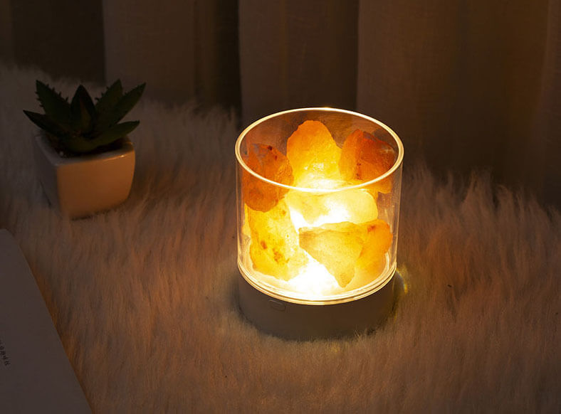 Salt Flame Cup Night Table Lamp