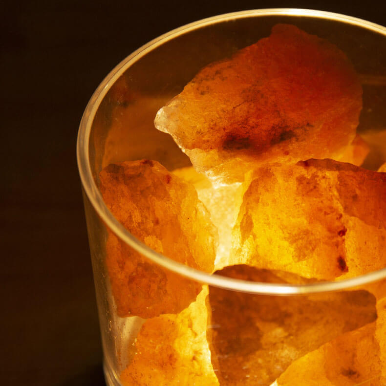 Salt Flame Cup Night Table Lamp