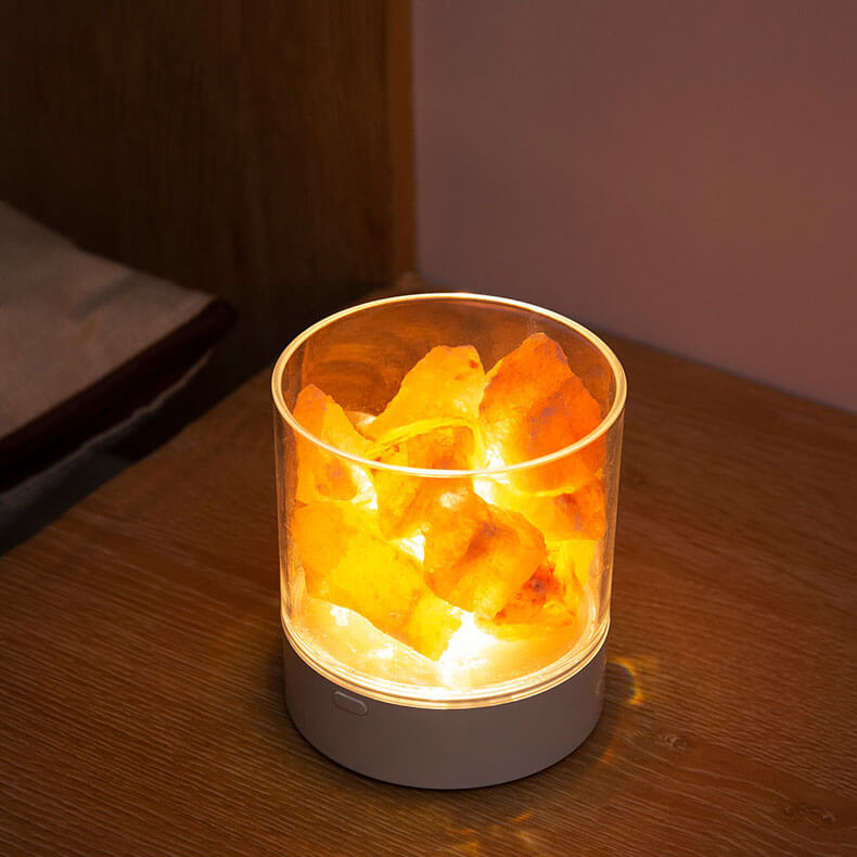 Salt Flame Cup Night Table Lamp