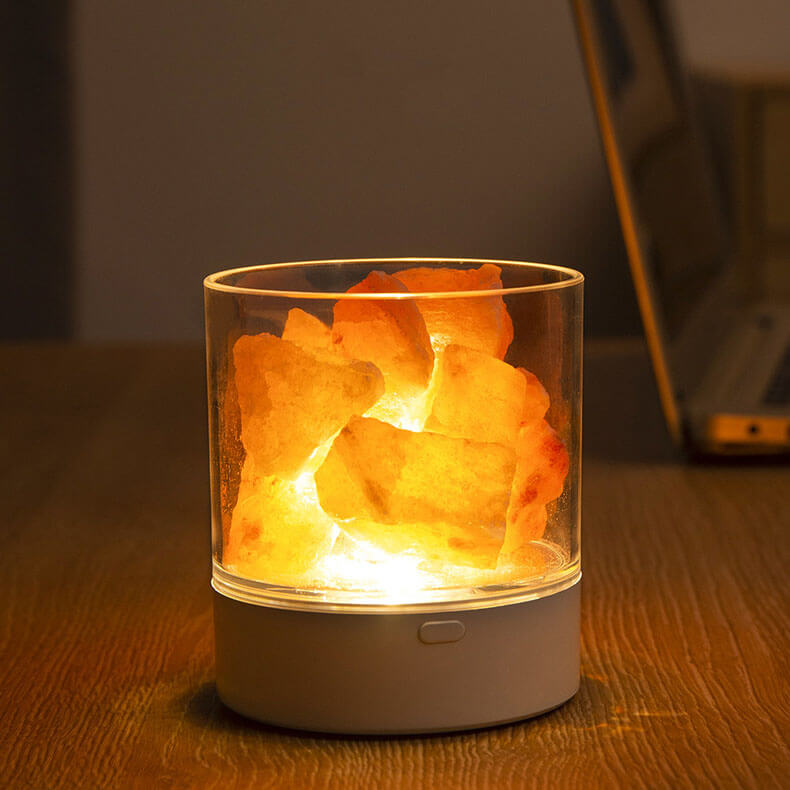 Salt Flame Cup Night Table Lamp