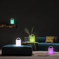 Plastic Colorful Tote Bag Table Lamp