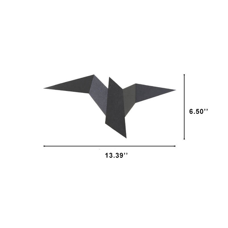 Flying Bird Metal Wall Lamp