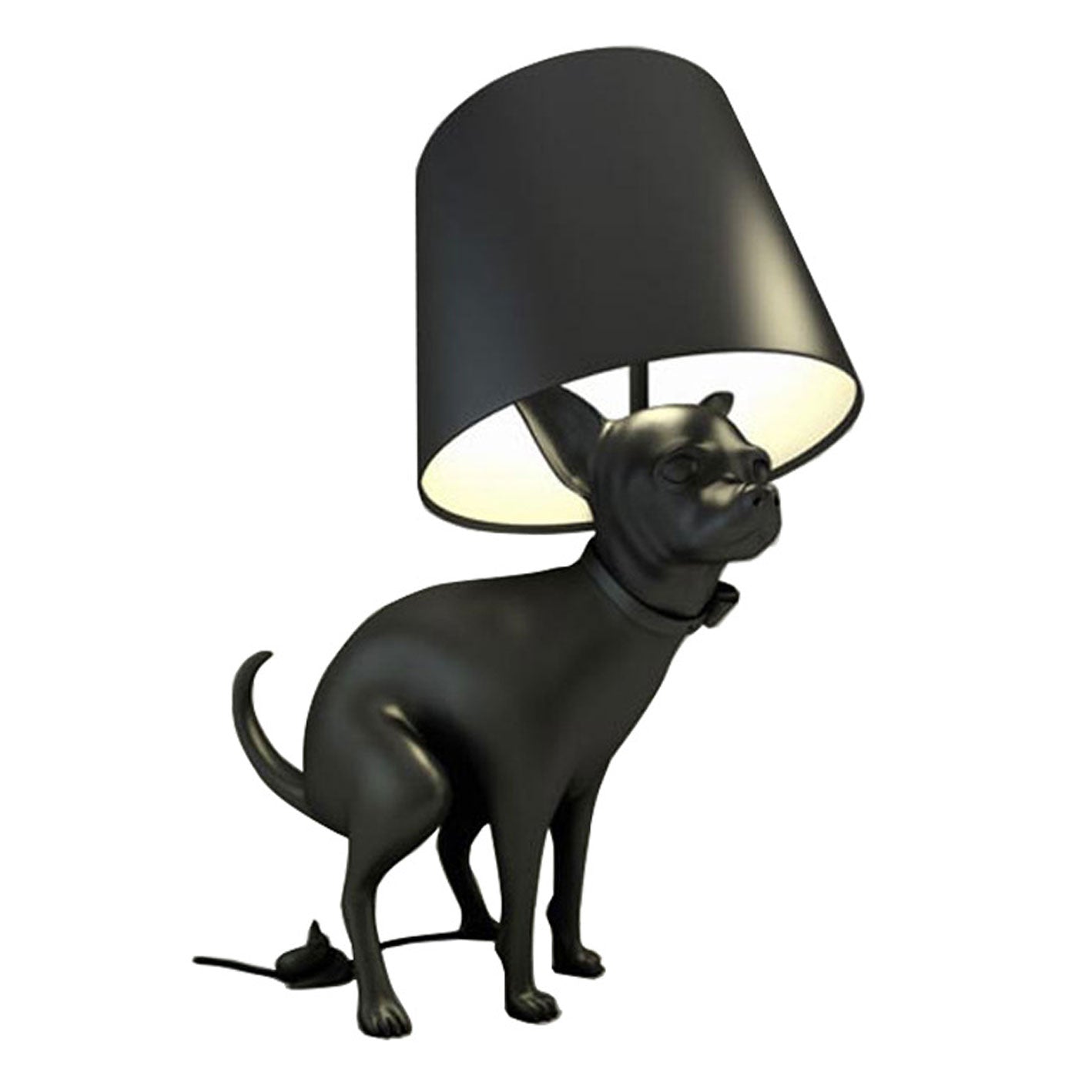 Dog Resin Table Lamp