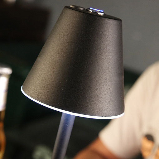 Solid Color Mushroom Hardware Table Lamp