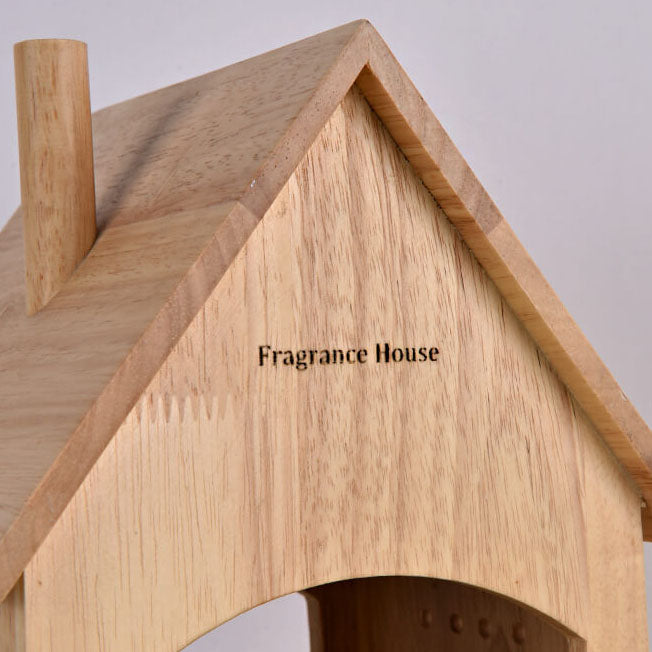 House Design Log Wood Table Lamp