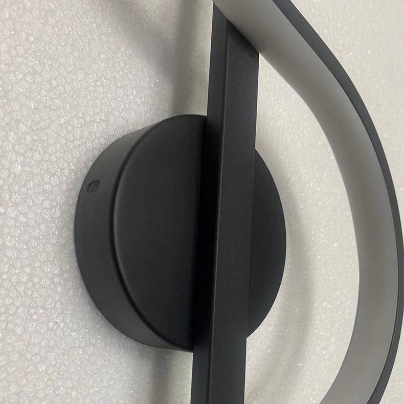 Music Note Silicone Line Wall Lamp