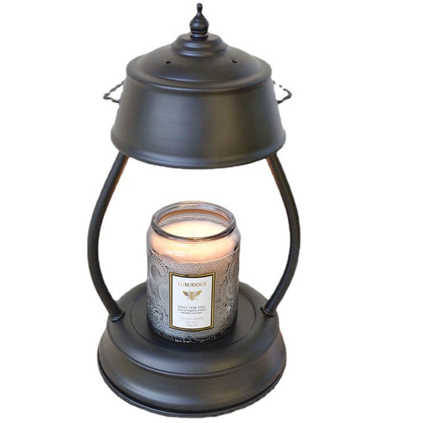 Metal Lantern Melting Wax Table Lamp