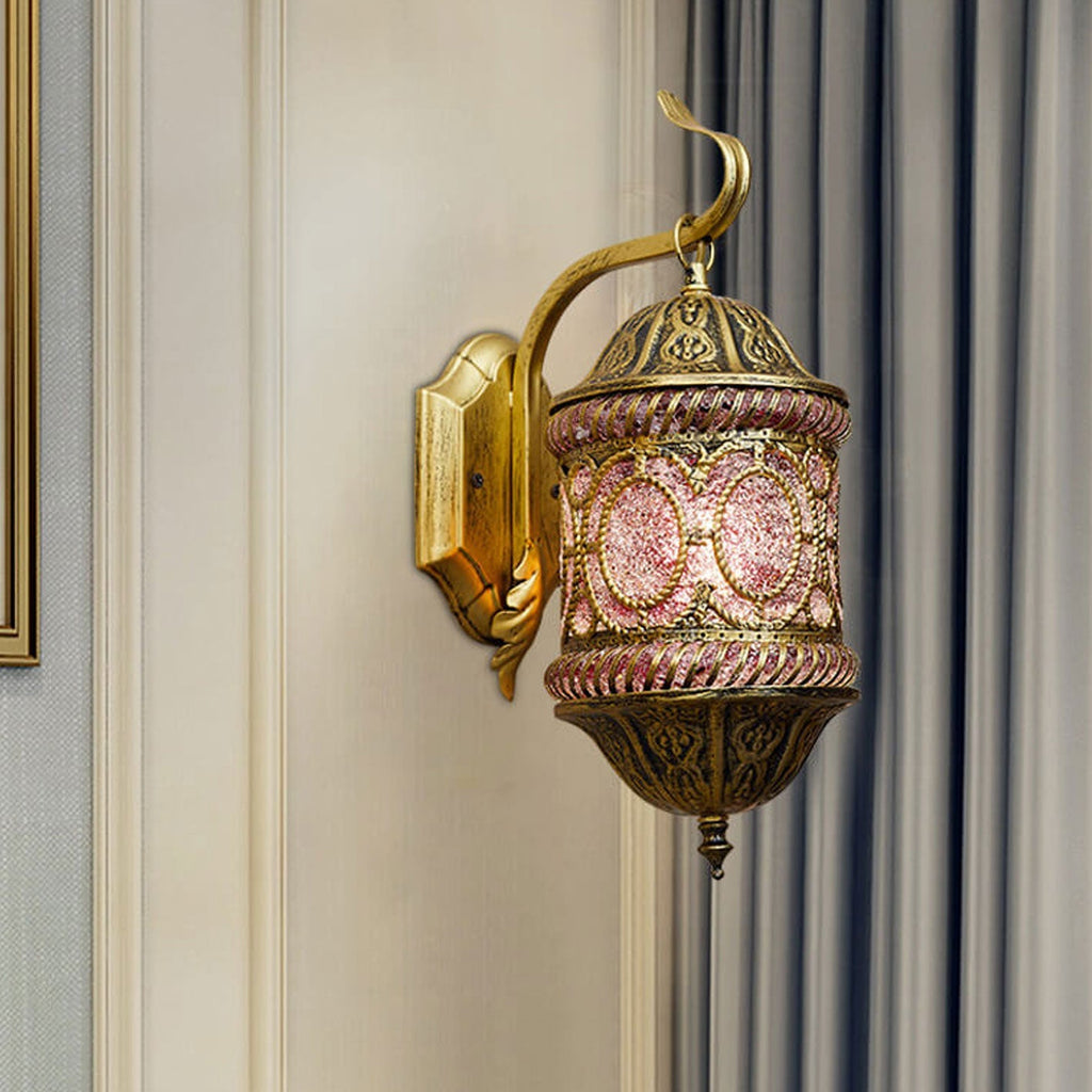 Southeast Asian Style Hollow Wall Lamp