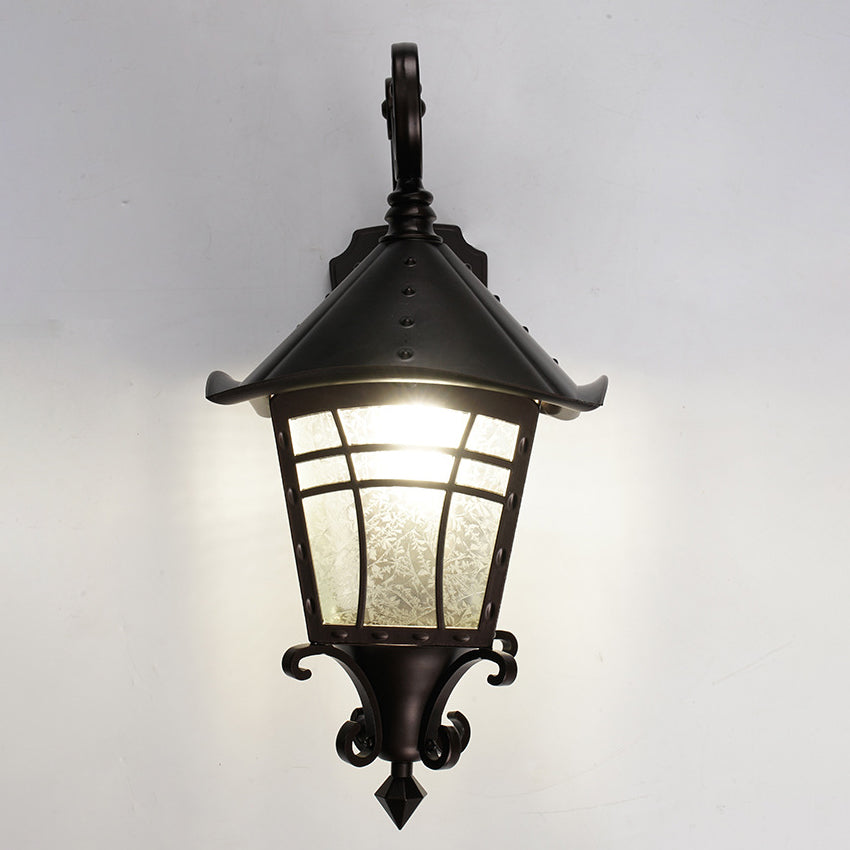 Aluminum Glass Cone Cylinder Outdoor Light